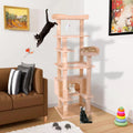 Cat Climbing Frame Cream White Altay Velvet