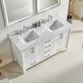 60'' Freestanding Double Bathroom Vanity With - 4