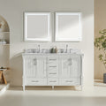 60'' Freestanding Double Bathroom Vanity With - 4