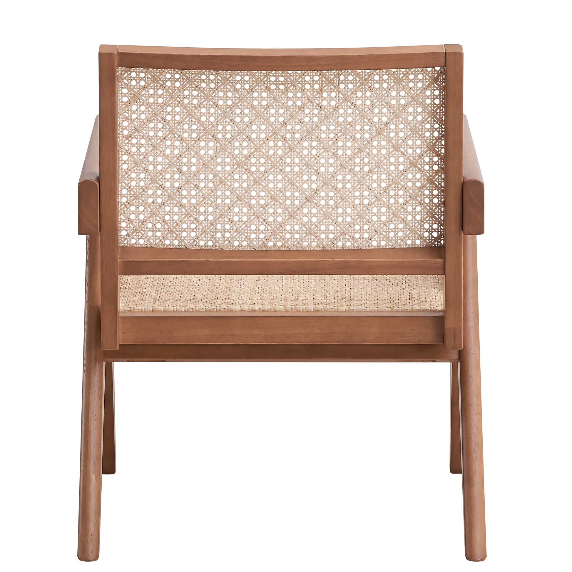 Beige And Natural Accent Chair Natural Primary Living Space Modern Wood Rattan