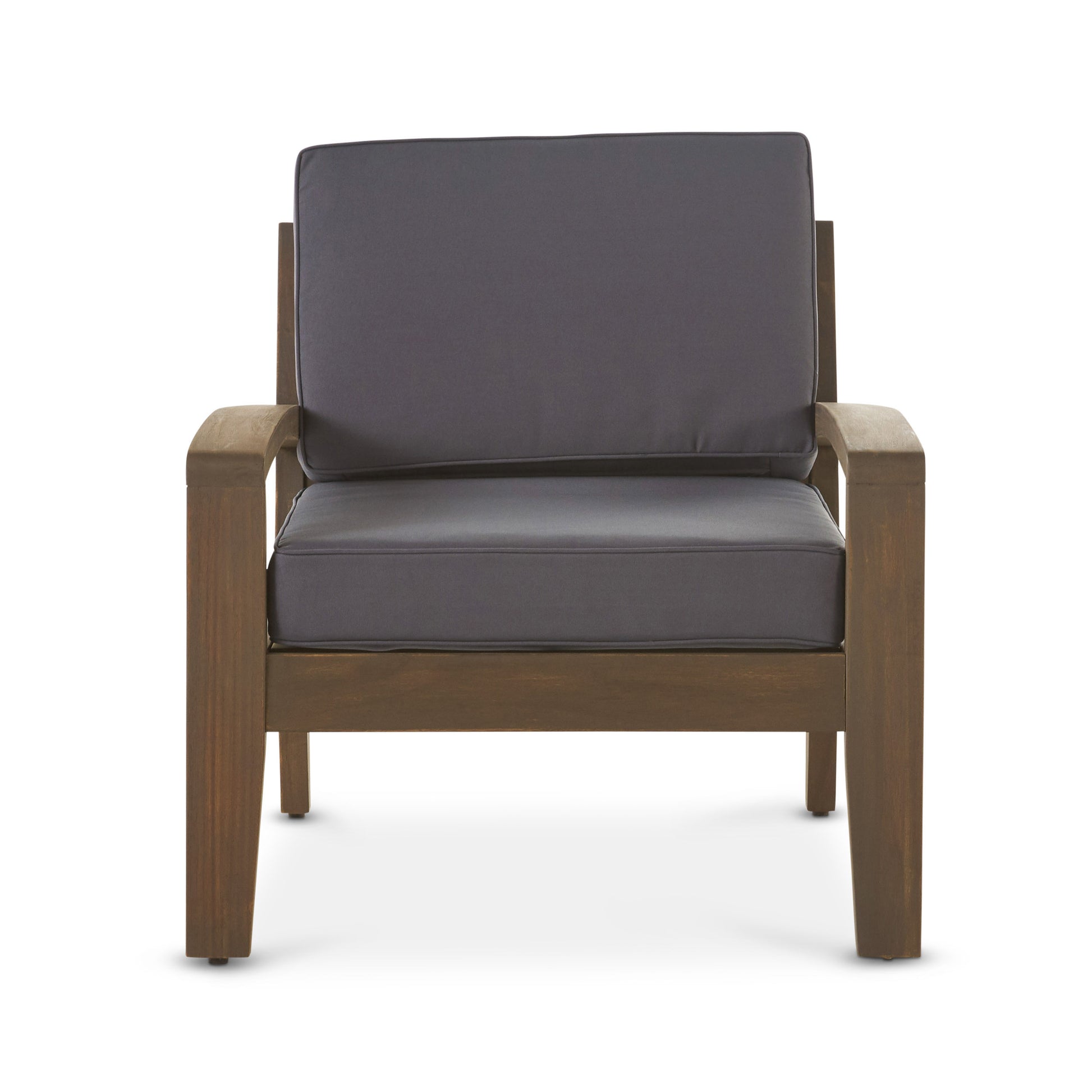 Grenada Club Chair Grey Leather