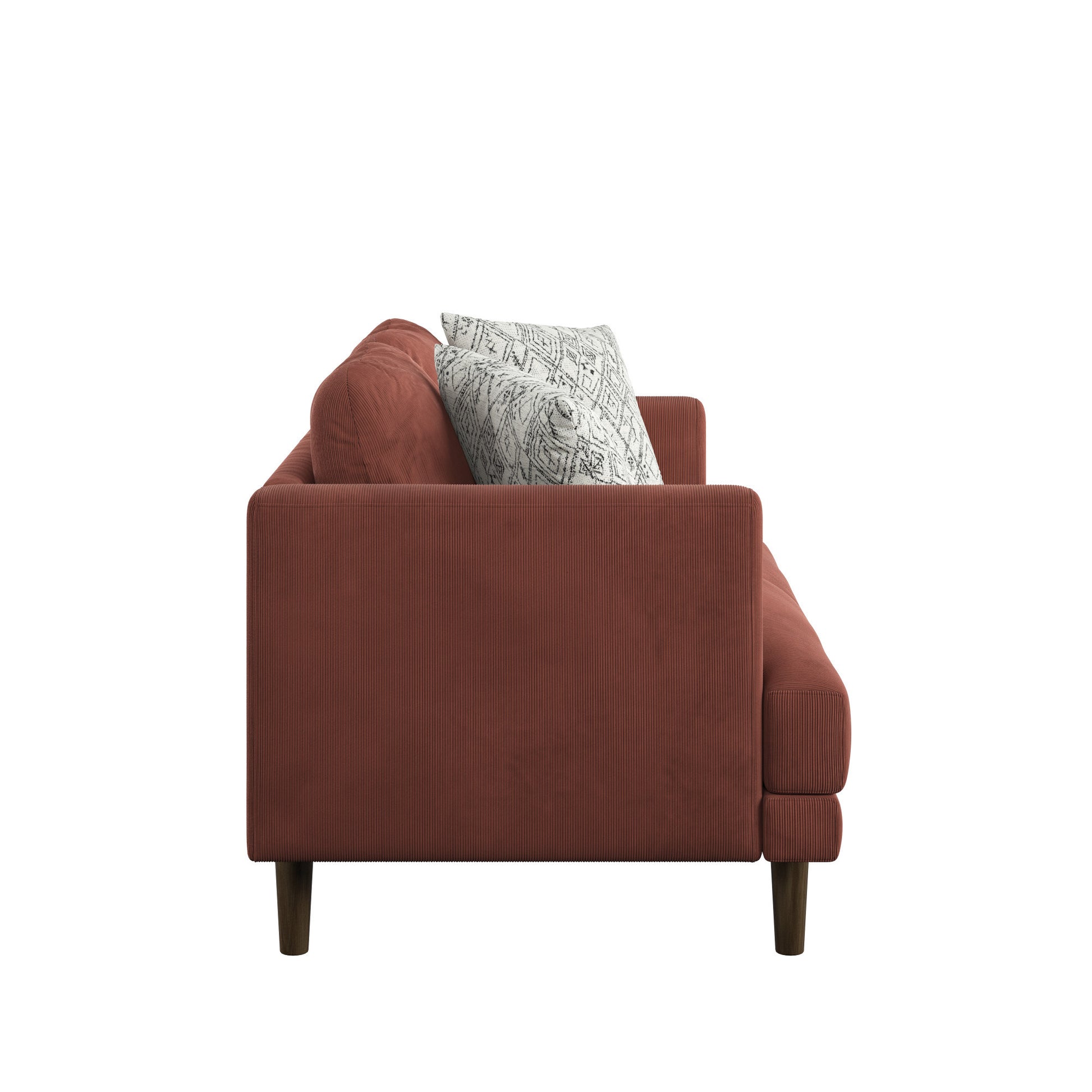 Jurie Red Loveseat Red Foam Engineered Wood