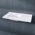 42 Inch Vanity Top Bathroom Sink Fit To 42