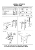 Rustic Farmhouse 5 Pc Counter Height Dining Set Square Table Wood Top Bottom Display Shelf Linen Look Fabric Upholstery Chair Wooden Dining Room Furniture Cream White Wood Drift Wood Finish Dinette Wood Wood Antique White Gray Ladder Back Seats 4 Wood