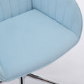 Ty Office Chair Baby Blue Velvet