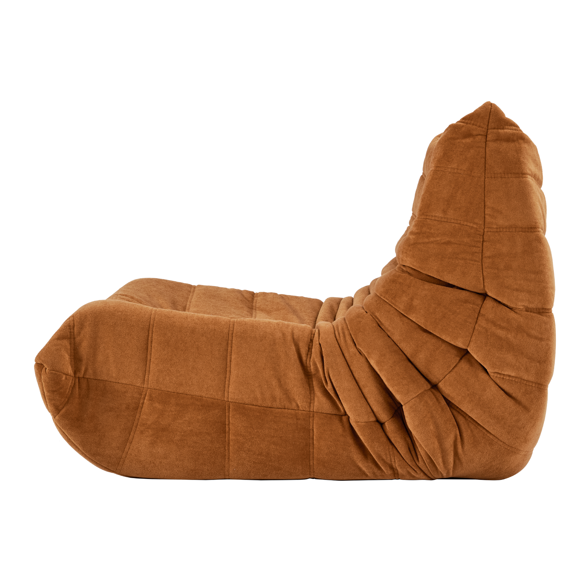 Floor Sofa Bean Bag Chair For Adults Fireside Bean Bag Lounger Memory Foam Chair For Home, Office, Apartment Or Gaming Venue Caramel Polyester Primary Living Space Firm Art Deco Armless Foam Polyester Blend
