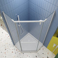 Pivot Shower Door, With 1 4