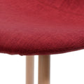 Dining Chair Red Fabric