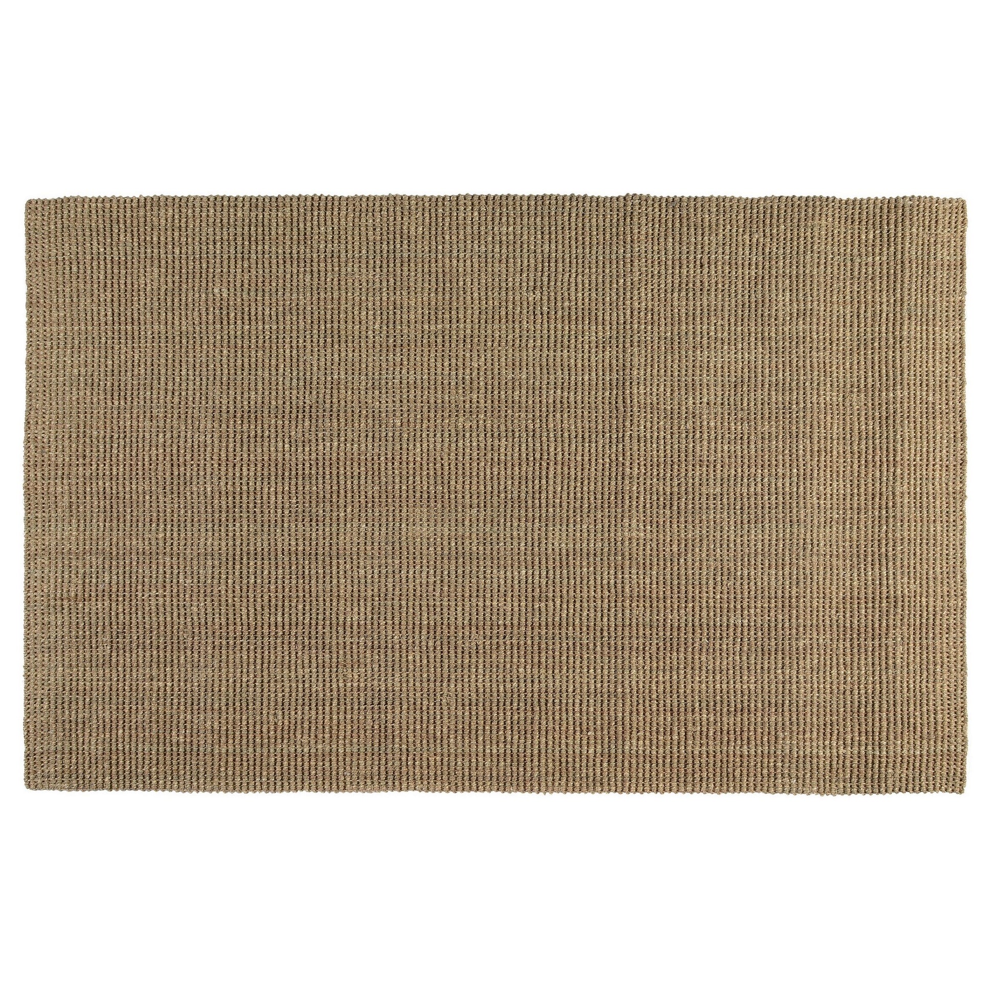 Quell 2 X 3 Handwoven Area Rug, Natural Brown Seagrass, Braided Design Brown Jute