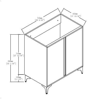 Soft Close Doors Bathroom Vanity,30 Inch For Small Bathroom Only Vanity ,No Sink White 2 Bathroom Freestanding Modern Plywood