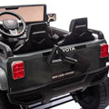 24V Two Seater Kids Ride On Car W Parents Remote Control, Licensed Toyota Lc250,4Wd,220W Motors,With Shovel,Three Point Seat Belt,Slow Start,Speed Adjustment,Bluetooth,Music For Kids Aged 3 . Gray 100 149 Lbs Polypropylene