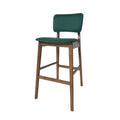 Bar Chair Dark Green Fabric