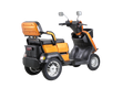 Heavy Duty 4 Wheel Mobility Scooters For Seniors & Adults 500Lbs Capacity Orange Abs Pc