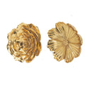 S 2 Gold Rose Hanging Wall Accents Gold Resin