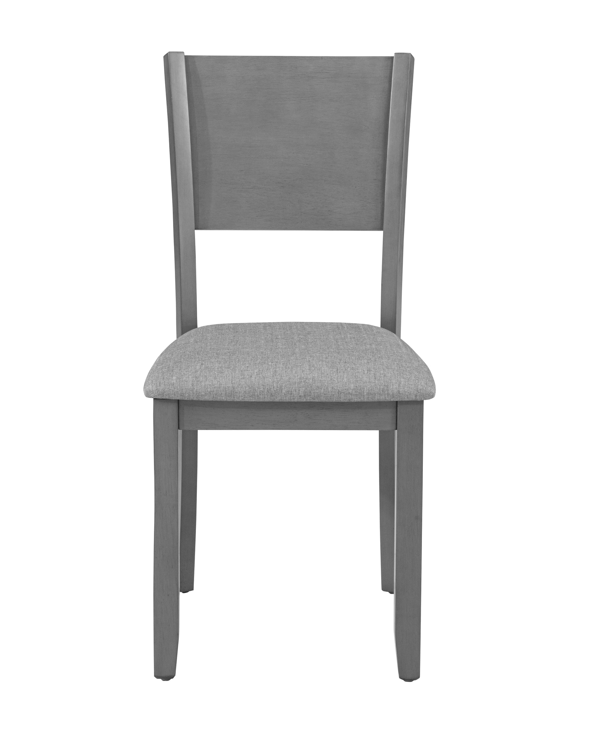 Dining Chairs Set For 4,Kitchen Chair With Padded Seat, Side Chair For Dining Room, Gray Gray Foam Rubber Wood