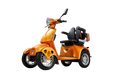 Fastest Mobility Scooter With Four Wheels For Adults & Seniors Orange Abs Pc
