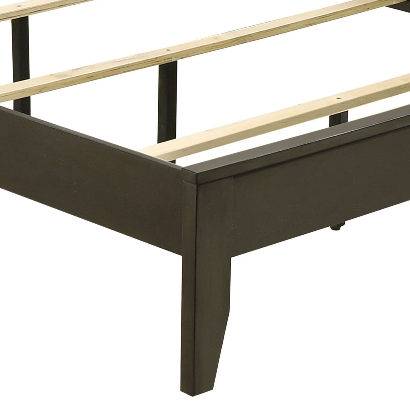 Grey Queen Sleigh Bed Box Spring Required Queen Grey Wood Gray Contemporary Panel Wood