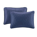 Reversible Bedspread Set Navy King Navy Cotton