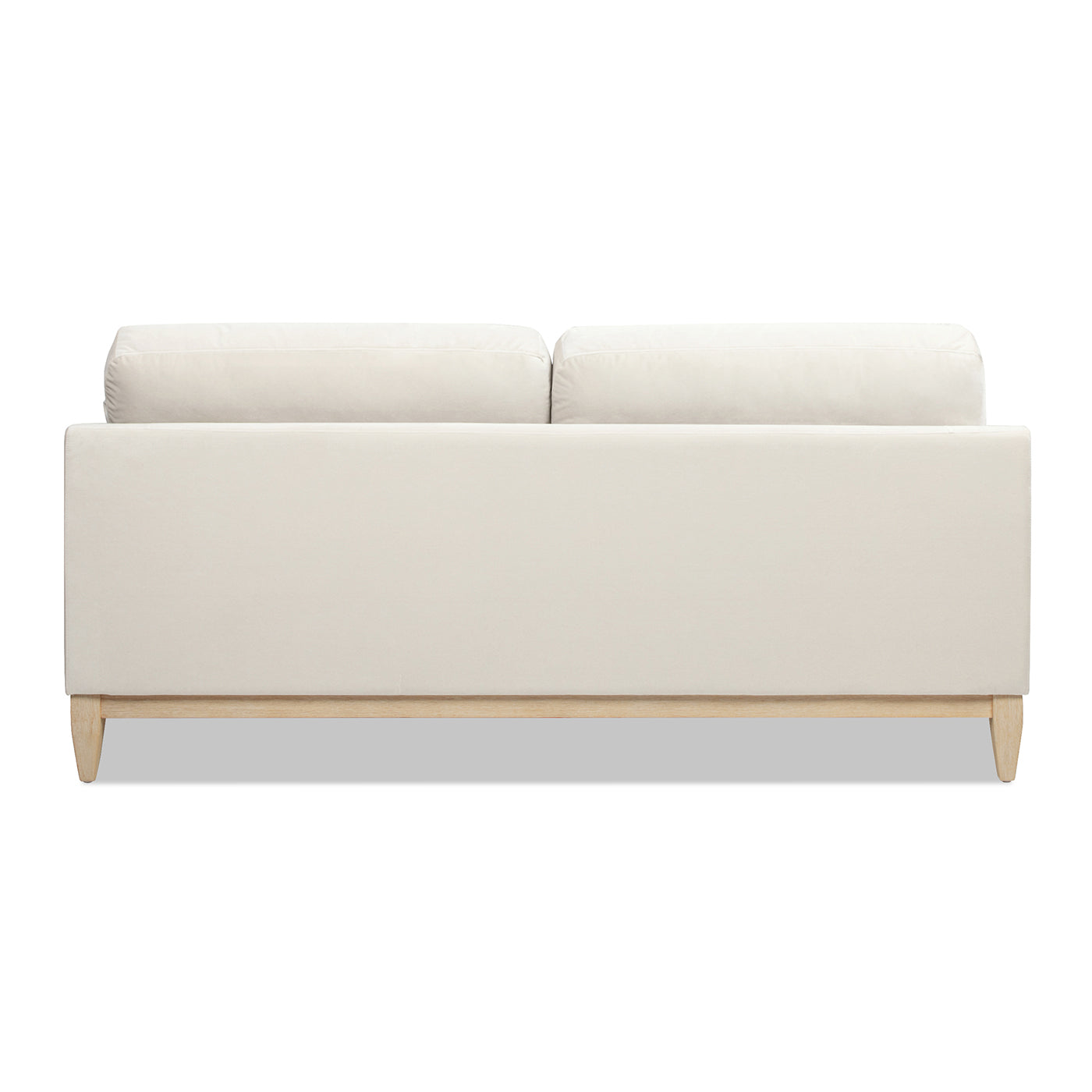 Pasadena 75.5" Modern Farmhouse Sofa, French Beige Performance Velvet Beige Foam Velvet 3 Seat