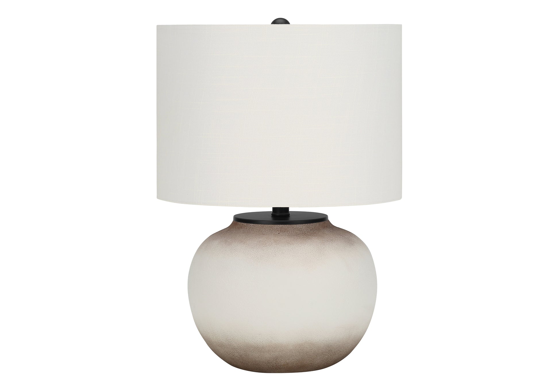 Lighting, 21"H, Table Lamp, Cream Ceramic, Ivory Cream Shade, Modern Cream Ceramic