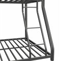 Metal Twin Over Full Bunk Bed Heavy Duty Sturdy Metal Noise Reduced Safety Guardrail Cpc Certified No Box Spring Needed,Black Box Spring Not Required Full Black Metal Bedroom Metal