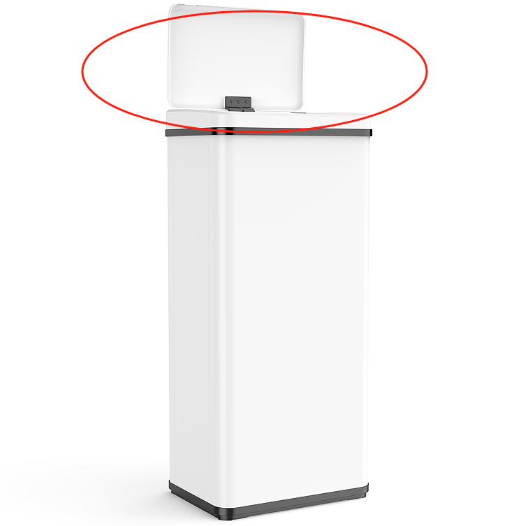 Trash Can Lid Pj60Lsd 808 W Lkj White Abs