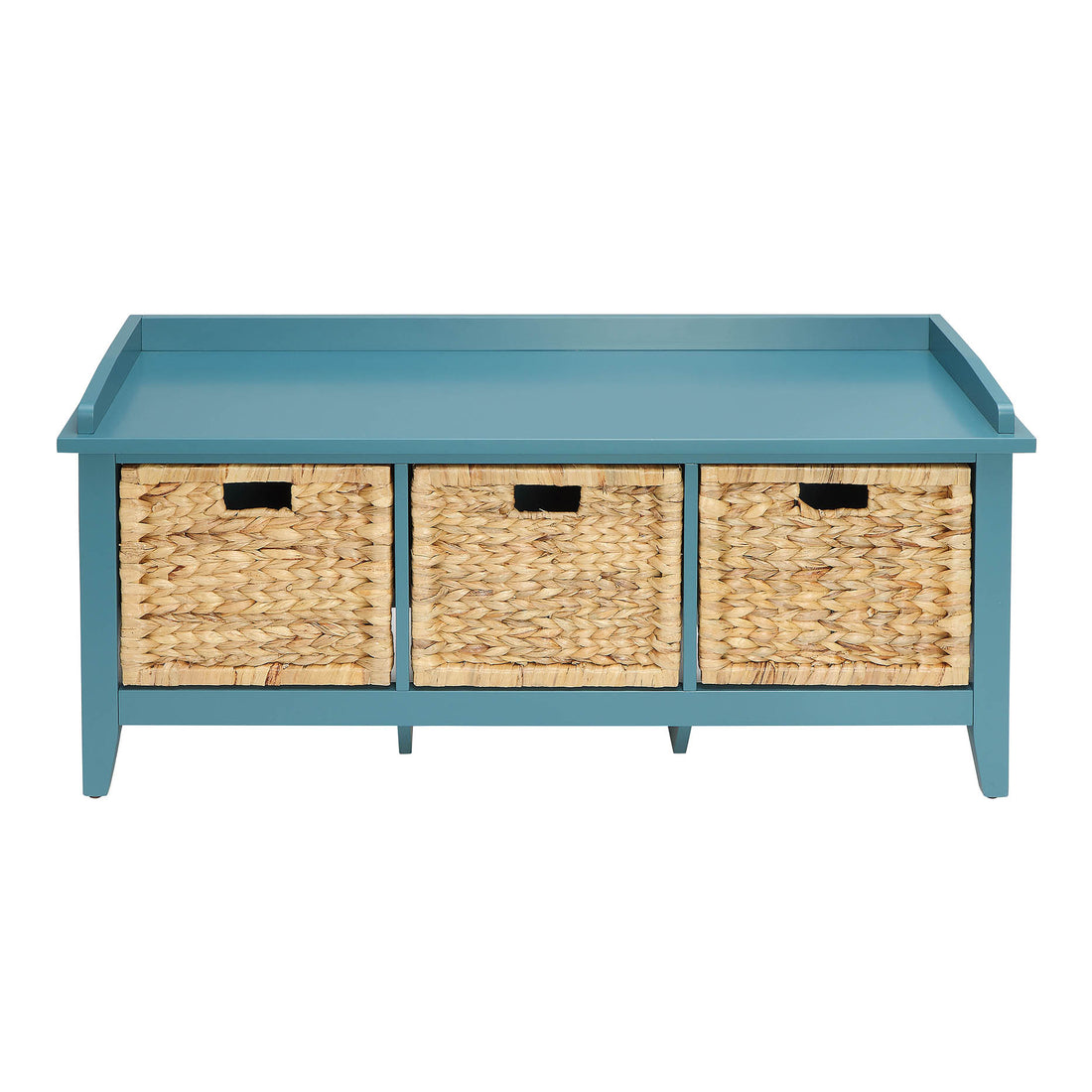 Beige And Teal Bench With 3 Drawer Teal Bedroom Drawer Wood