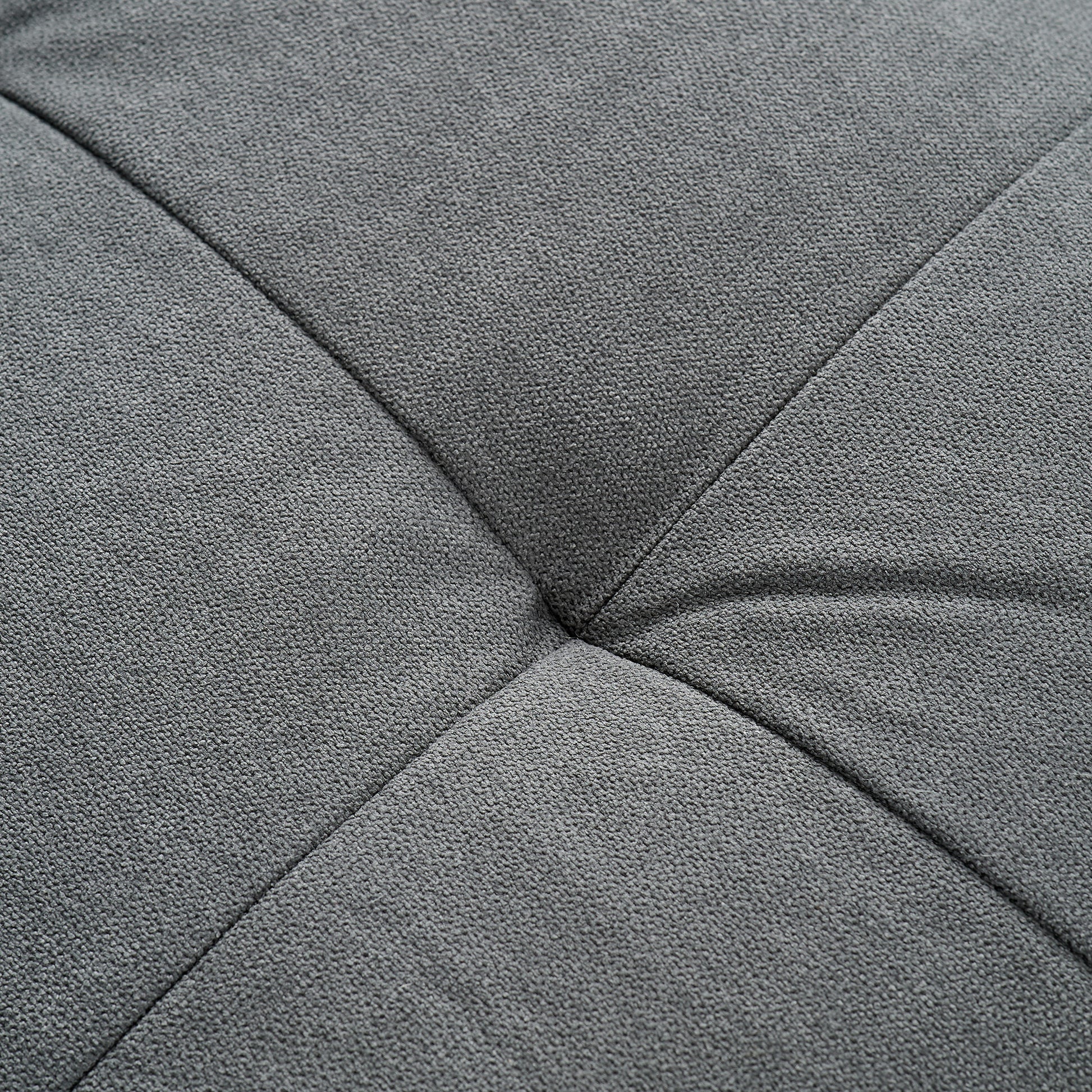 U Shaped Sectional Couch Convertible Sectional Couch With Double Chaise 6 Seat Sectional Sofa For Living Room Grey Fabric 6 Seat