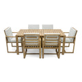 Patio Dining Set Outdoor Dining Table and Chair Set yes-light teak-weather resistant frame-water