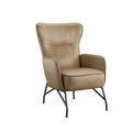 Graham Brown Accent Chair Brown Foam Engineered Wood