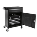 Rolling Garage Workshop Organizer Detachable 5 Drawer Tool Chest With Large Storage Cabinet, Detachable Tool Box Organizer Black Black Steel