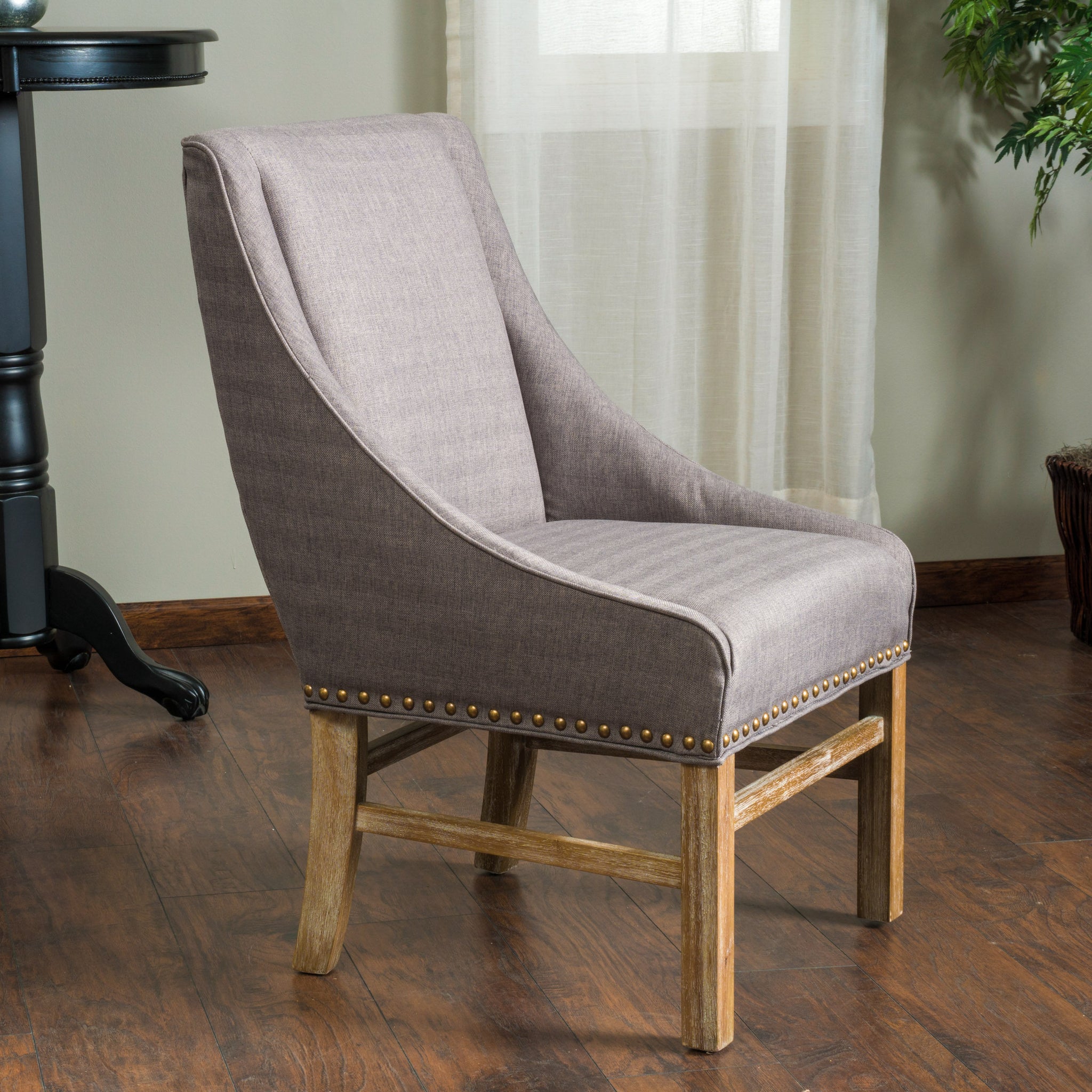 Worthington Dining Chair With Kd Version Brown Grey Fabric