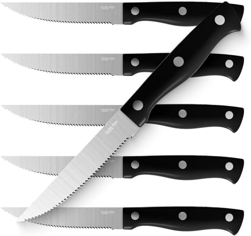 Steak Knife Set, Serrated Steak Knives Set Of 6,