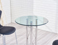 Zire Bar Table Black Glass