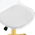 Modern Minimalist Bar Chairs And Bar Stools. Can Rotate 360 And Adjust Lifting. Pet Backrest And Pu Seats. Set Of 2. Suitable For Bars, Restaurants, And Front Desk Cashiers. Gold Set Of 2 Pu