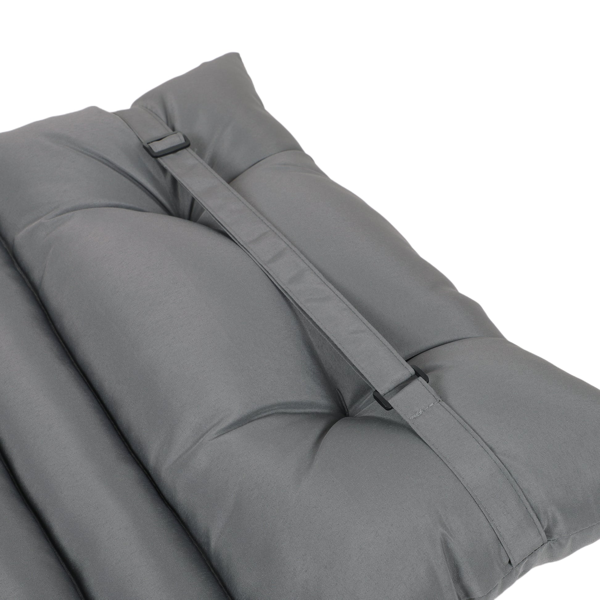 2Pcs Set Outdoor Lounge Chair Cushion Replacement Patio Funiture Seat Cushion Chaise Lounge Cushion Grey No Lounge Grey 2 Person Seating Group Polyester