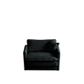 Sofa Set Of 3, 1 1 3 Seats Living Room Sofa Set, Accent Chair, Loveseat, And Three Seat Sofa Modern Style Round Arms 3 Piece Sofa Set, Black Chenille Black Chenille 5 Seat