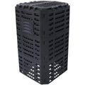Garden Composter Bin Made From Recycled Plastic 132 Gallons 500Liter Large Compost Bin Create Fertile Soil With Easy Assembly, Lightweight, Aerating Outdoor Compost Box Black Plastic
