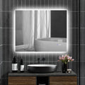 Homcom Led Bathroom Mirror With Lights, 39