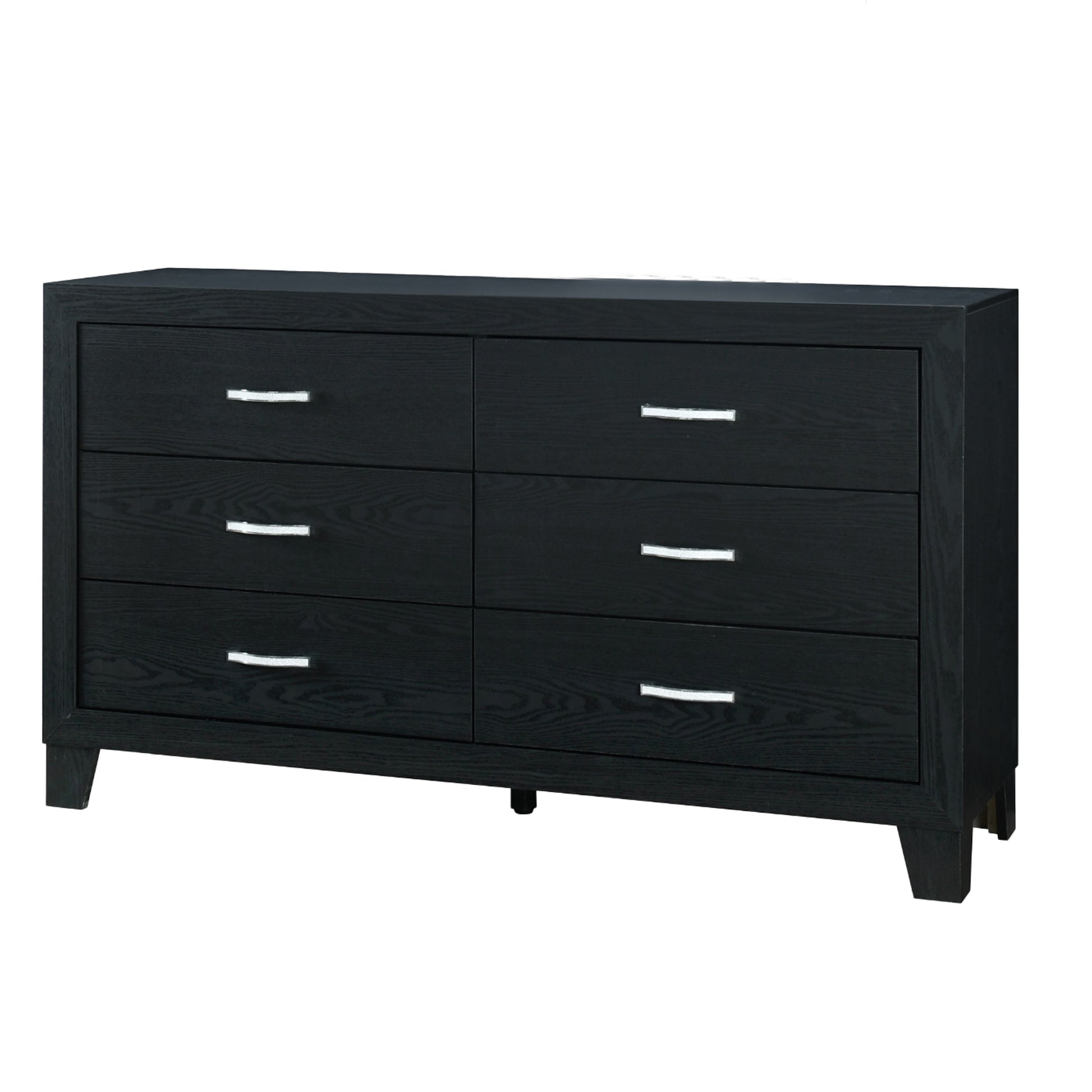 Carlos Black Dresser Black Solid Wood Mdf Carlos Black Dresser Black Solid Wood Mdf