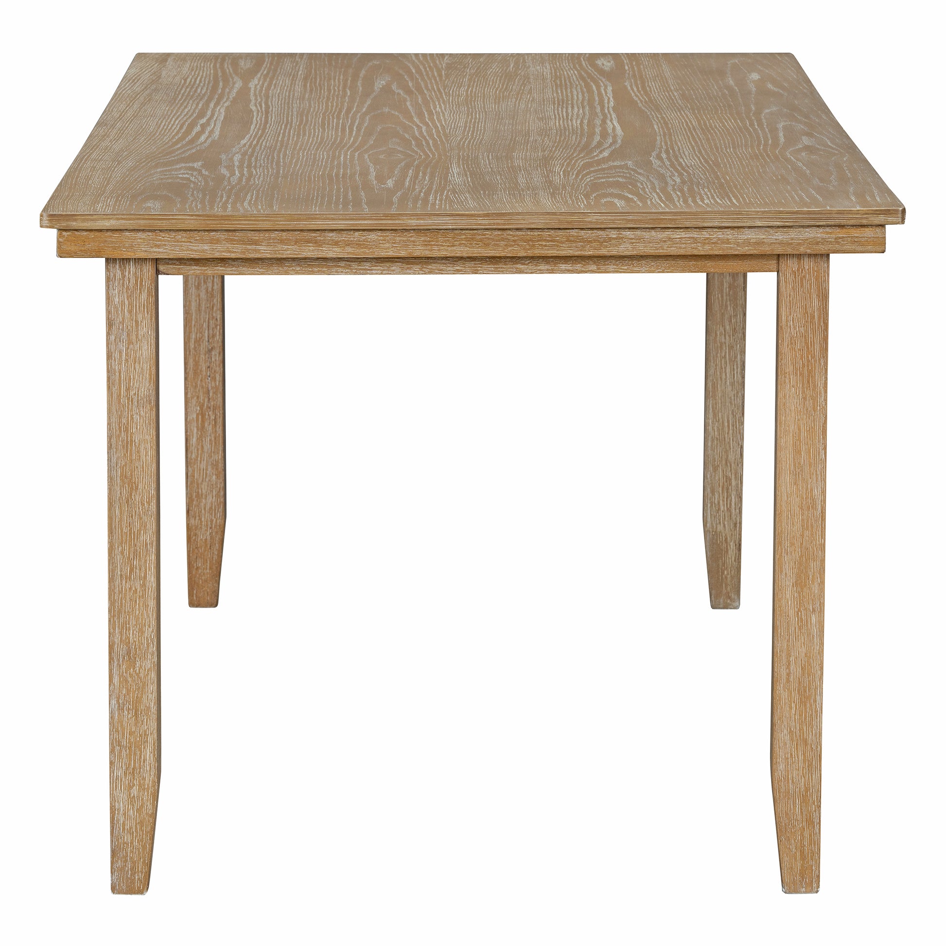 Dining Room Table And Chairs With Bench, Rustic Wood Dining Set, Set Of 6 Natural Wood Wash Natural Wood Wash Solid Wood