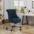 Office Chair Navy Blue Fabric