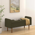 Teddy Velvet Storage Stool, ,With Storage Space, Suitable For Apartments, Living Rooms And Bedrooms Green 45.98