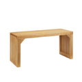 Dining Bench And Table, Pine Indoor Wood Bench For Entryway,Living Room,Kitchen And Bedroom Table And Bench Set Nature, Long Bench & Table Tempered Glass Included Natural Pine