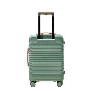 28" Luggage Lightweight Suitcase Tsa Lock Usb Port Luggage Wheel Lock Artificial Leather Top Handle Spinner Wheels Green Green Abs Pc