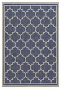 Sunshine Gc Har2004 Blue 5 Ft. 3 In. X 7 Ft. 3 In. Indoor Outdoor Area Rug Blue Polyester Polypropylene
