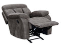 Bogata Glider Chair Dark Gray Dark Gray Fabric