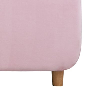 Bodhi Upholstered Toddler Bed In Pink Pink Polyester