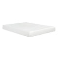 Plush 8 In. Gel Memory Foam Mattress In A Box, Double Layered Cover Twin Size White Bedroom Modern Memory Foam Polyester Twin