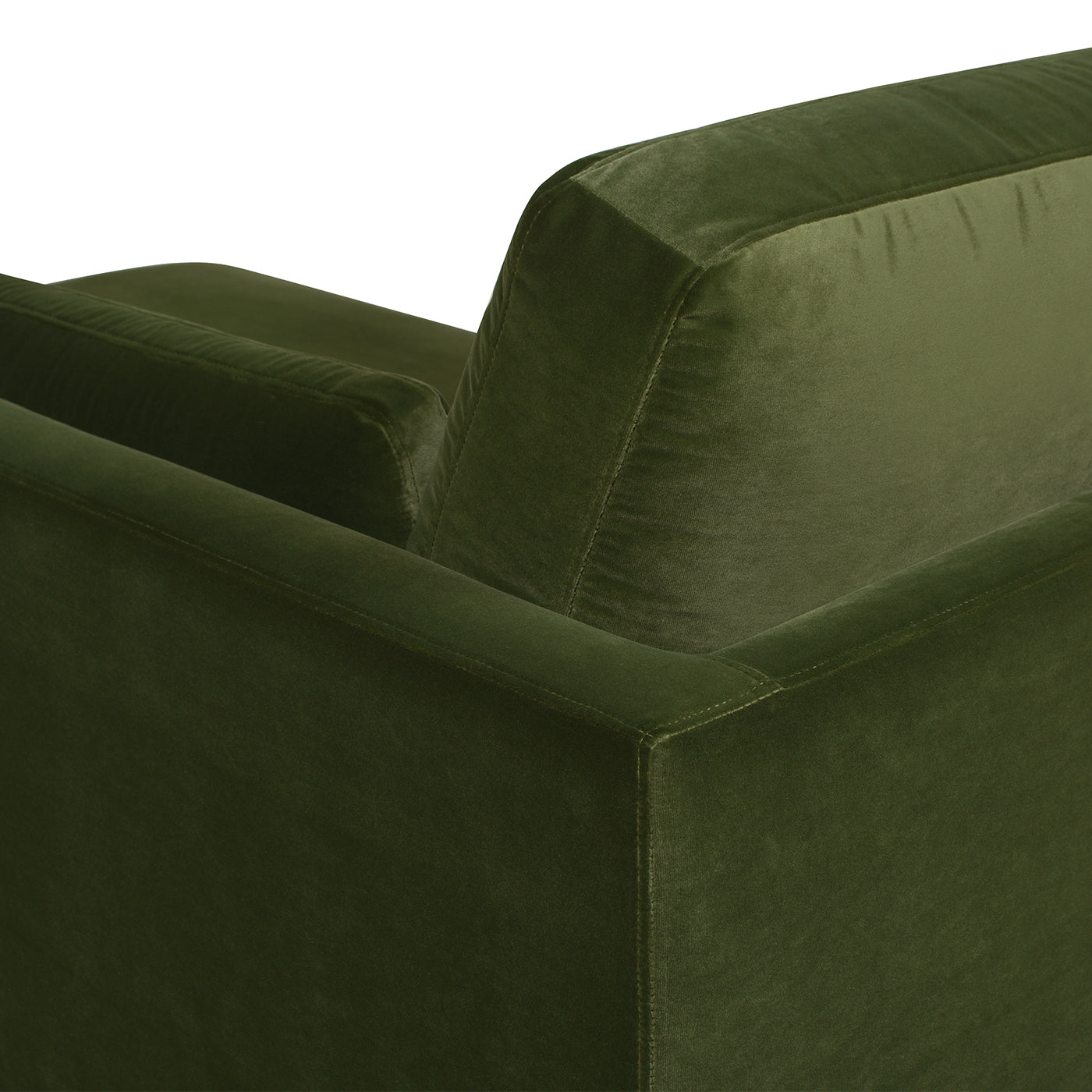 Knox 65" Modern Farmhouse Chaise Lounge Chair, Olive Green Performance Velvet Olive Green Foam Velvet